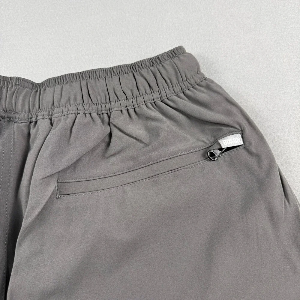 Dixxon Men's Small The Brad Premium Lined Athletic Shorts Charcoal Pockets NEW‎